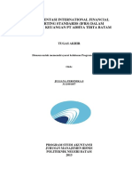 Implementasi International Financial Reporting Standards (Ifrs) Dalam Laporan Keuangan PT Adhya Tirta Batam