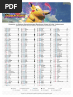 Pokémon Mezastar QR Code List | PDF
