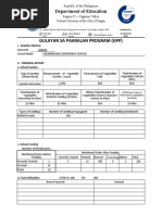 Department of Education: I - School Profile