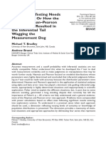 Bradley - Significance testing needs a taxonomy