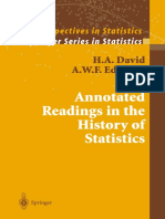 David - Annotated Readings in the History of Statistics