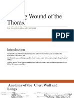 Piercing Wound of The Thorax: Dr. Jason Rahmadi Ruslie