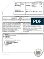 ME00.22.IS009 Rev00 Etiquetamento e Bloqueio de Energia