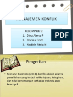 MANAJEMEN KONFLIK PPT Kel 5