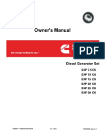 Owner's Manual: Diesel Generator Set