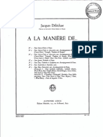 464187838 Jacques Delecluse a La Maniere de No 3 Score and Parts