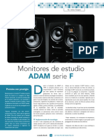 Review Adam Audio f5 Soundcheck México