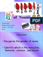 Of Nouns: Prepared By: Shirley Puaso-Valera Grade - 1 SY 2015-2016