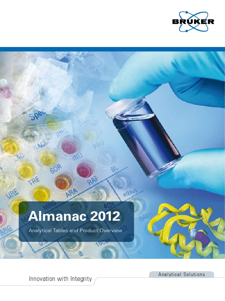 Bru Ker Almanac 2012 | PDF | Nuclear Magnetic Resonance | Metabolomics