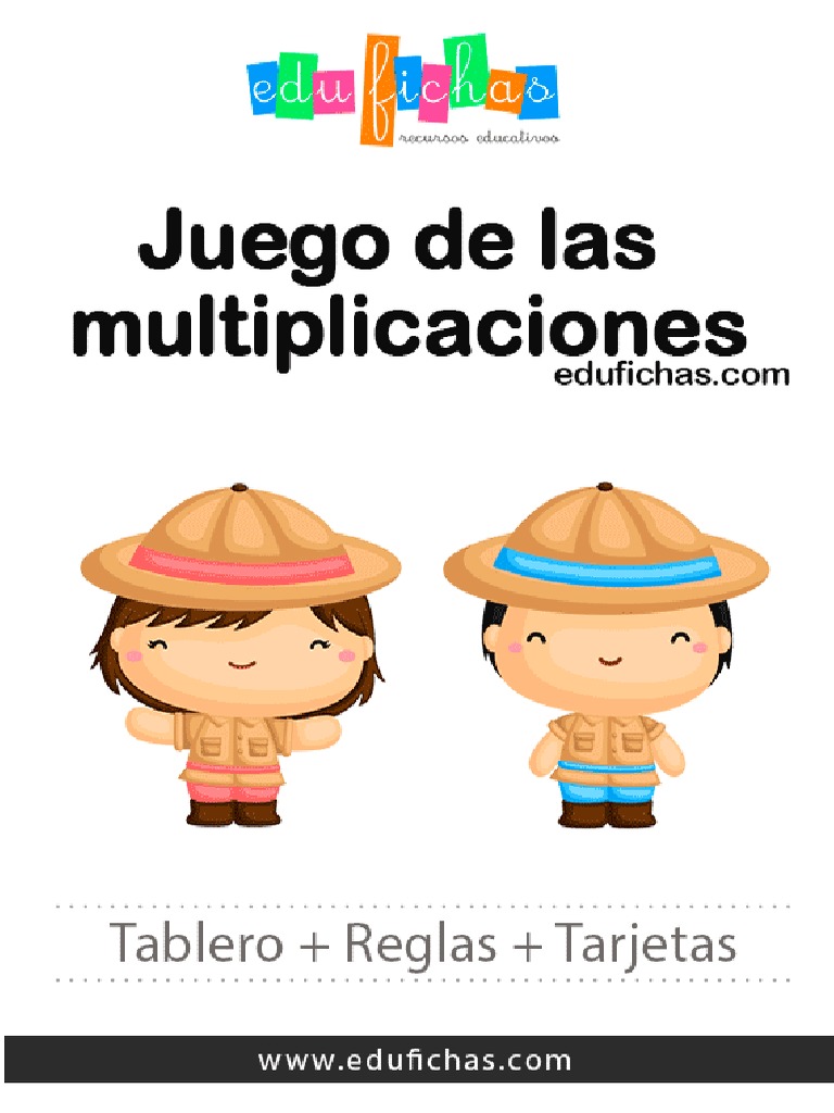 Juego Tablas Multiplicar Edufichas PDF