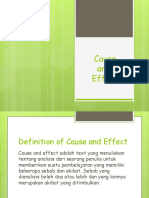 Cause and Effect