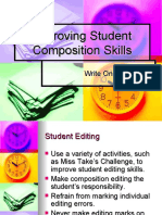 Improving Student Composition Skills