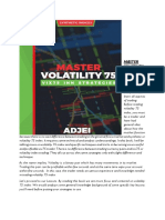 Volatility 75 Index Technical Analysis Knowledge Must Read!