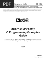 Ee - 105 - ADSP-2100 Family C Programming Examples Guide (En)