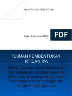 Pembinaan RT RW