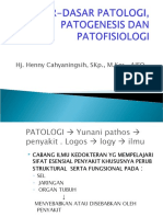 Konsep Dasar Patologi, Patofis & Patogenesis