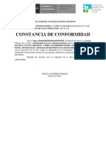 Constancia de Conformidad: . Teofila Contreras Romani DNI N°23711944