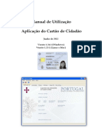 Manual de Utilização Da Aplicação Do Cartão de Cidadão
