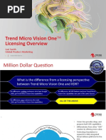 Trend Micro Vision One Licensing Overview 2021