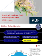 Trend Micro Vision One Licensing Overview 2021