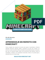Aprendizaje en Remoto Con Minecraft Education Edition