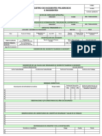 Registro #1.3 Incidentes Peligrosos e Incidentes