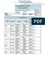 Plan de Refuerzo Academico