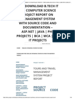 TOURS AND TRAVEL MANAGEMENT SYSTEM PROJECT REPORT - FREE DOWNLOAD B.TECH IT BSC COMPUTER SCIENCE PROJECT REPORT ON MANAGEMENT SYSTEM WITH SOURCE CODE AND DOCUMENTATION – ASP.NET _ JAVA _ PHP PROJECTS _ BCA _ MCA _ BSc IT PROJECTS