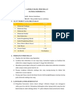 Laporan Hasil Percobaan Baterai Sederhana