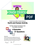 Earth and Human Activity: Crash Course Kids, Grade 5 Science