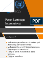 Peran Lembaga Internasional