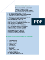 20 Ejemplos de Enunciados Oracionales y No Oracionales