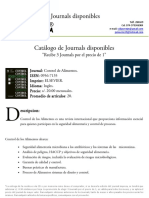 Catalogo de Journals Disponibles