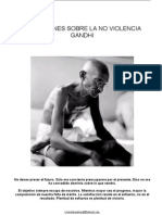 Gandhi - Reflexiones sobre la no violencia