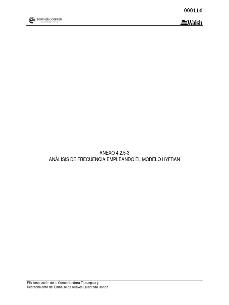 Análisis de Frecuencia con HYFRAN | PDF | Intervalo de confianza ...