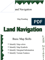 Land Navigation: Map Reading