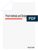 Proof Methods and Strategy: Niloufar Shafiei