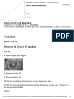 Remove & Install Trunnion