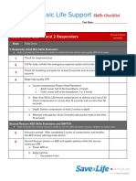 BLS Skills Checklist