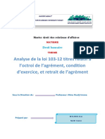 analyse de la loi1