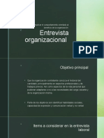 Entrevista Organizacional