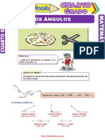 Los Ángulos y Su Clasificación para Cuarto Grado de Primaria