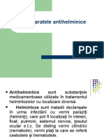 Farmacologie - Antihelminice