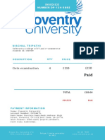 Blue Grayscale Photo Header Business Invoice