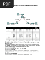 Scenario B: Running Ripv1 With Subnets and Between Classful Networks Topology Diagram