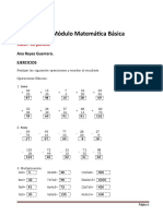 Ana Reyes Ejercicios Matematica Basica