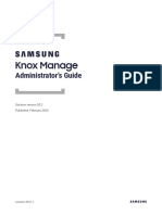 SAMSUNG Knox Manage 20.2 Administrator Guide