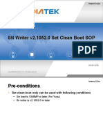 SN Writer v2.1052.0 Set Clean Boot SOP