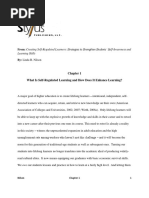 Self-Regulated Learning Research Paper