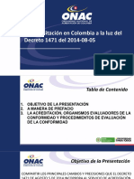 Acreditacion en Colombia a La Luz Del Decreto 1471 2014